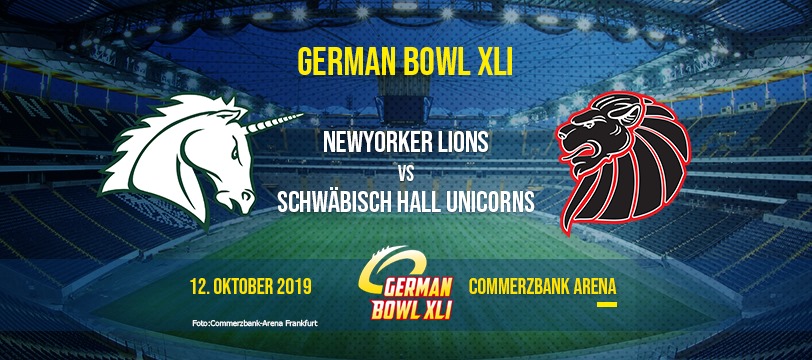 German Bowl XLI: Unicorns vs. Lions